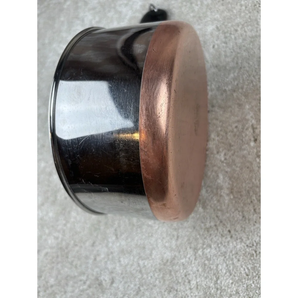 Revere Ware 1801 Stainless Steel Copper Bottom 2 Quart Saucepan No Lid